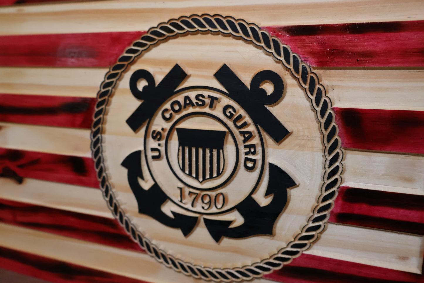 Coast Guard Flag digital file for CNC
