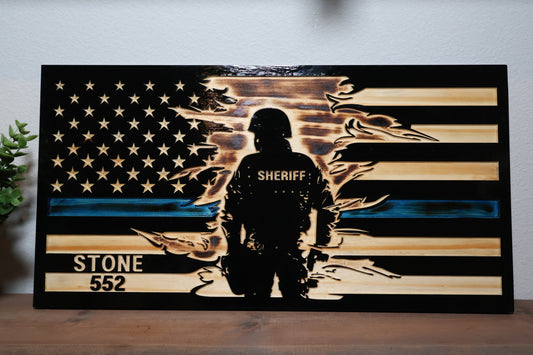 Swatt Sherrif police American Flag (Copy)