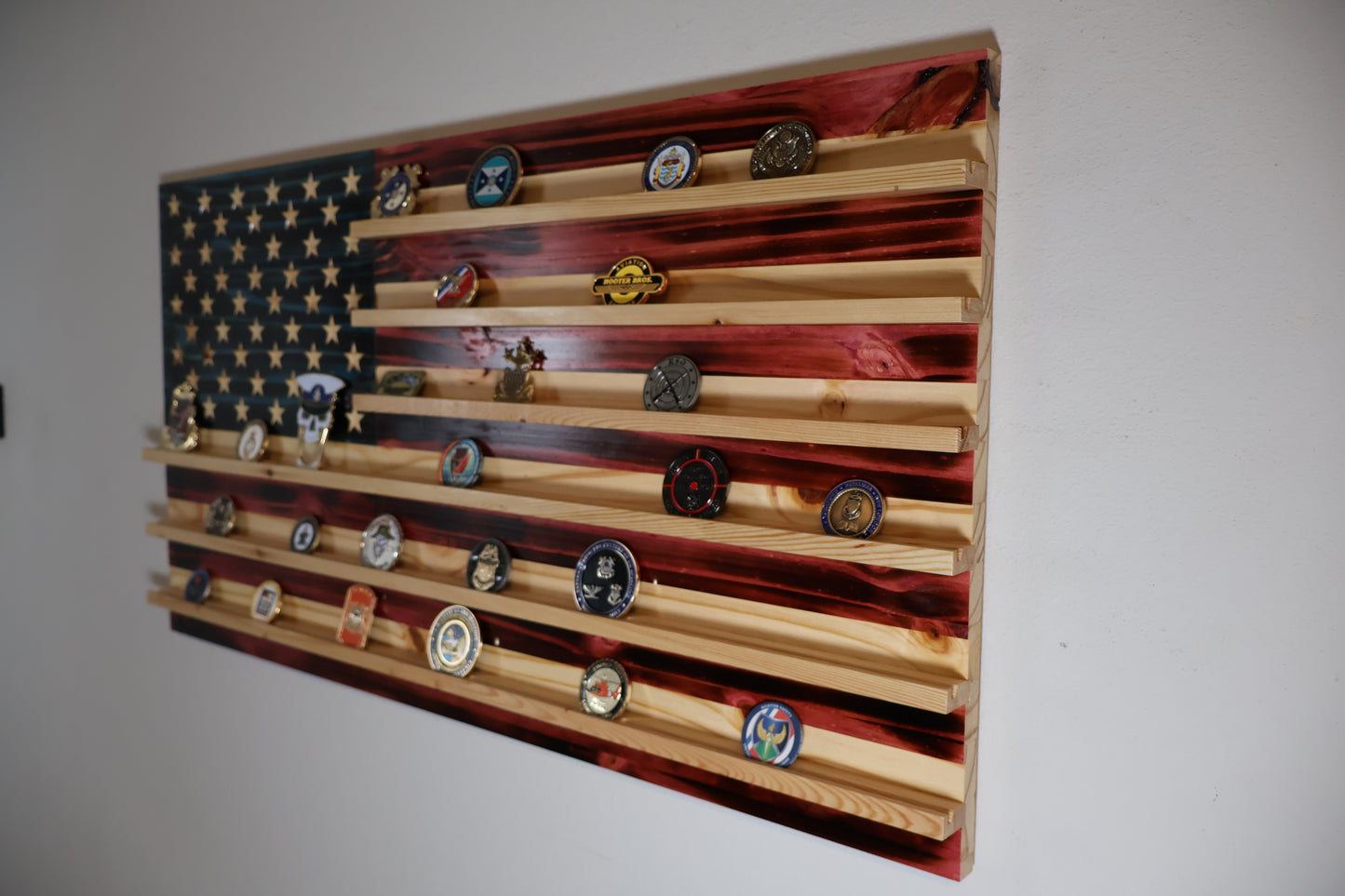 American Flag Coin Display Large