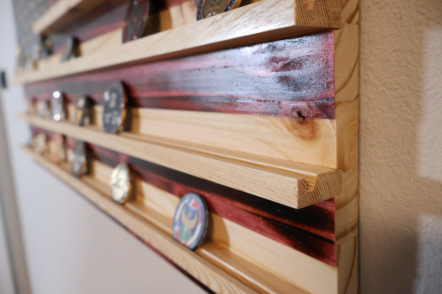 American Flag Coin Display Large