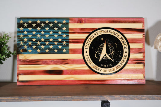 Space Force Flag digital file for CNC