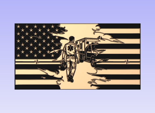 Male Medic digital file for CNC